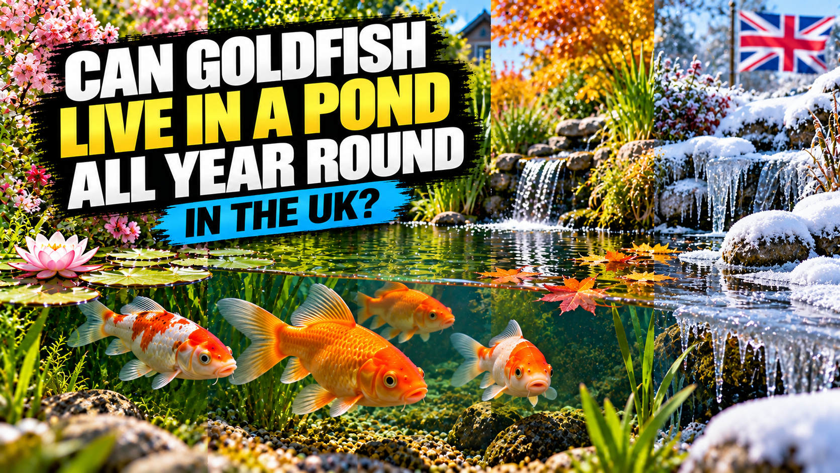 Can Goldfish Live in a Pond All Year Round in the UK
