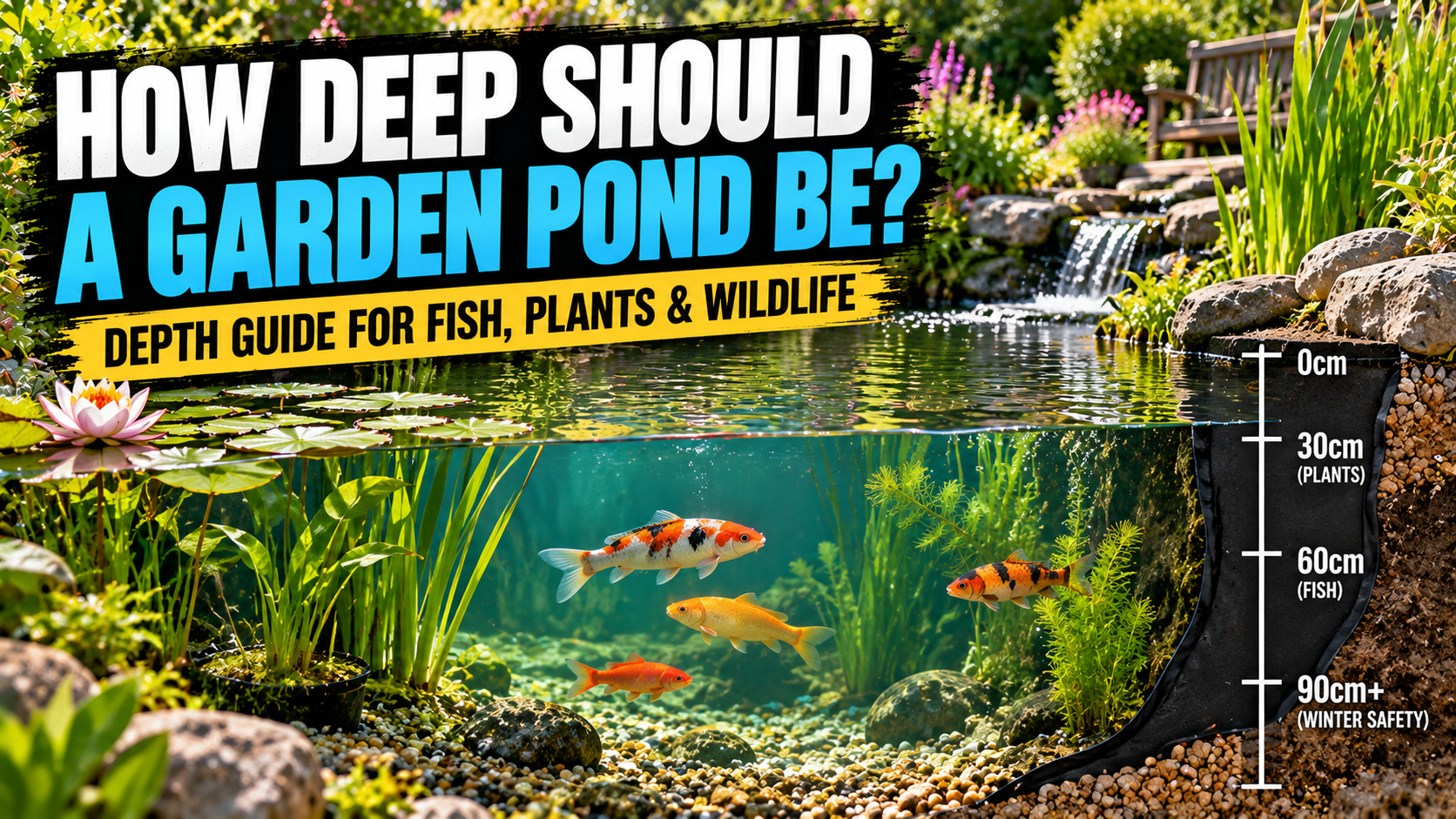 How Deep Should a Garden Pond Be