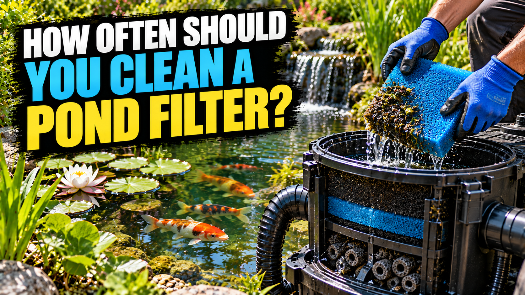 How Often Should You Clean a Pond Filter