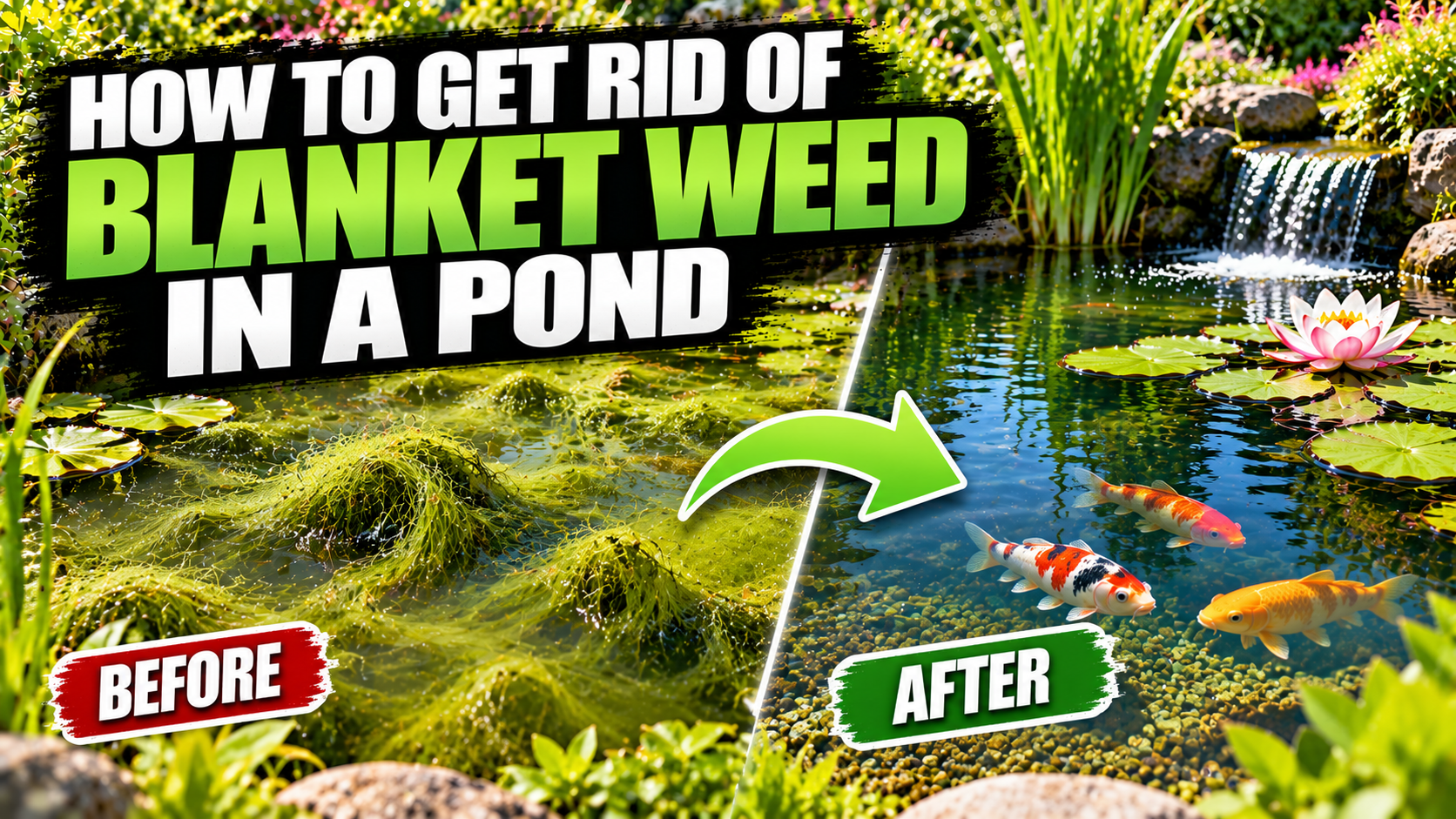 How to Get Rid of Blanket Weed in a Pond