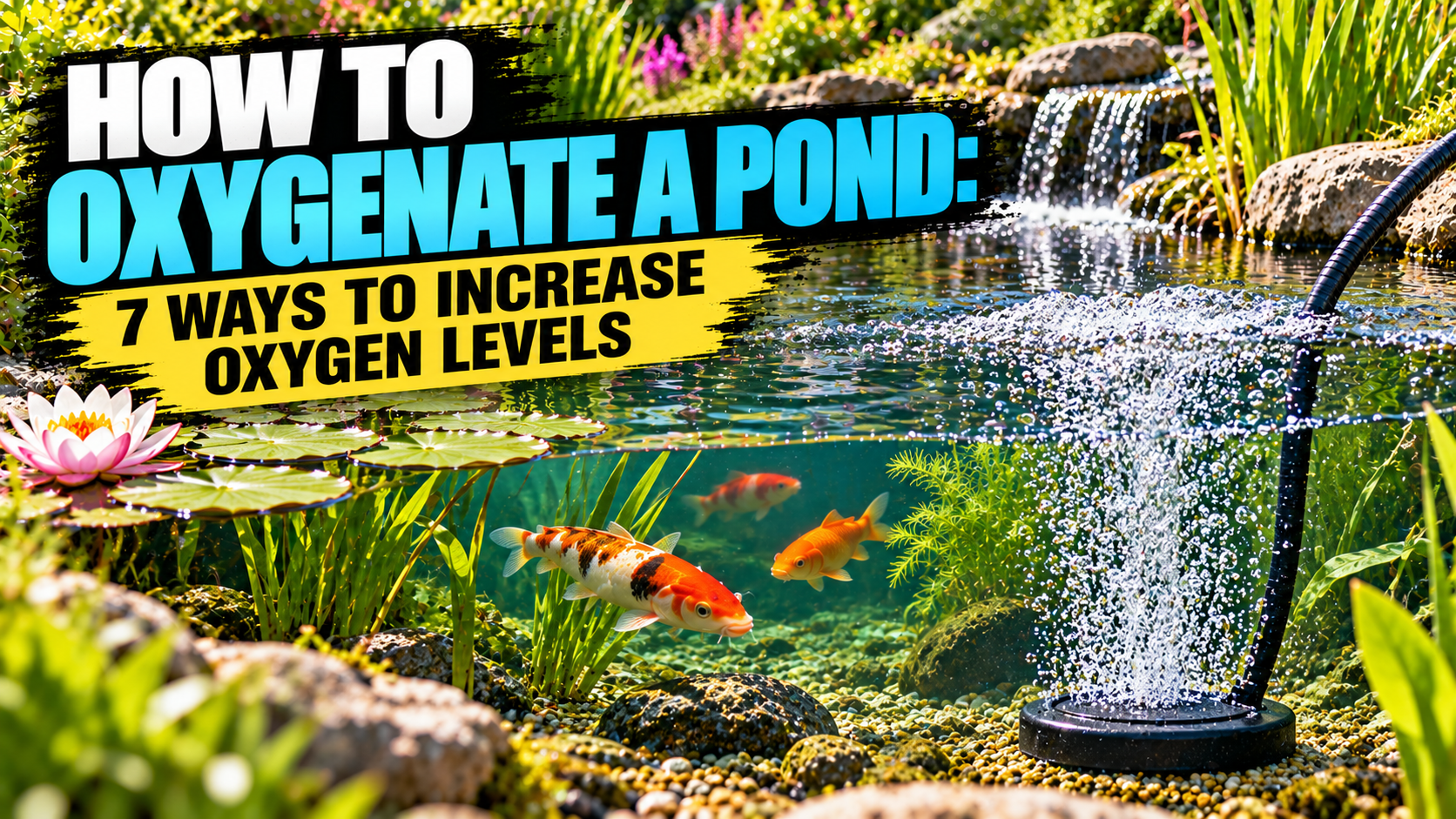 How to Oxygenate a Pond