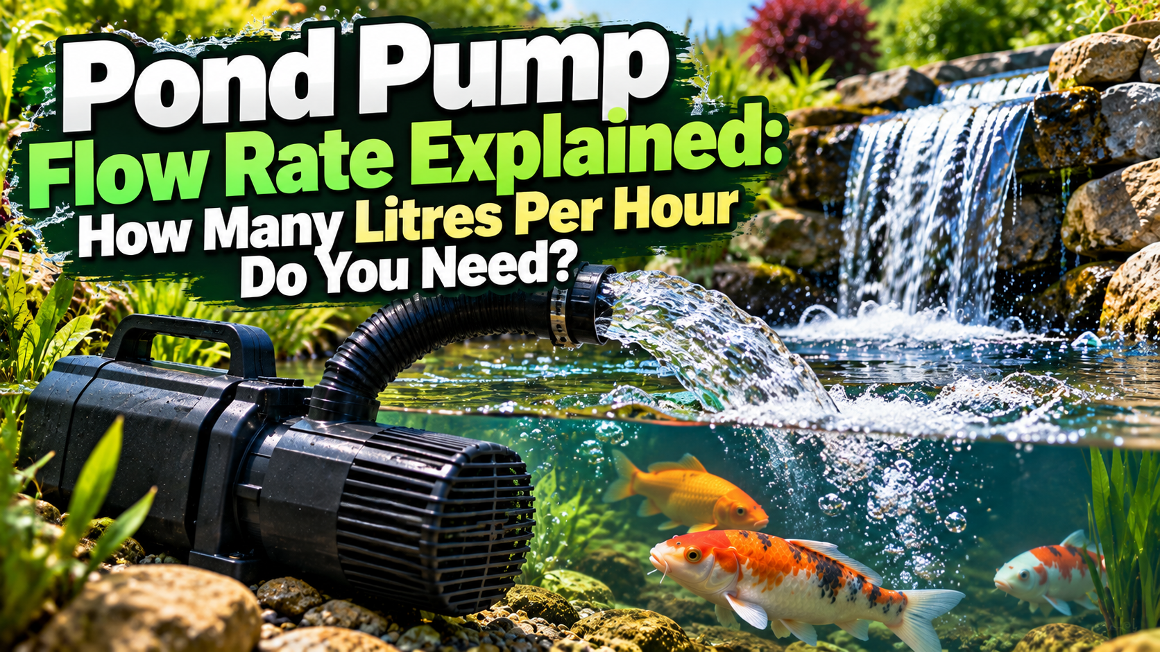 Pond Pump Flow Rate Explained