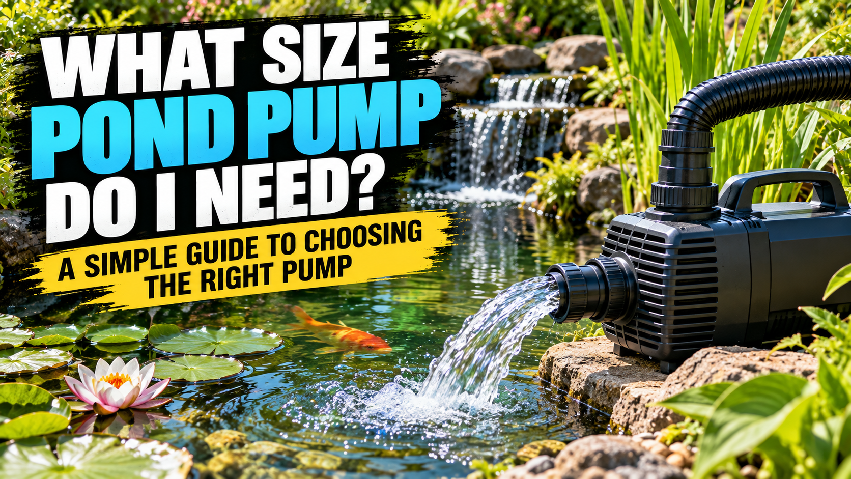 What Size Pond Pump Do I Need