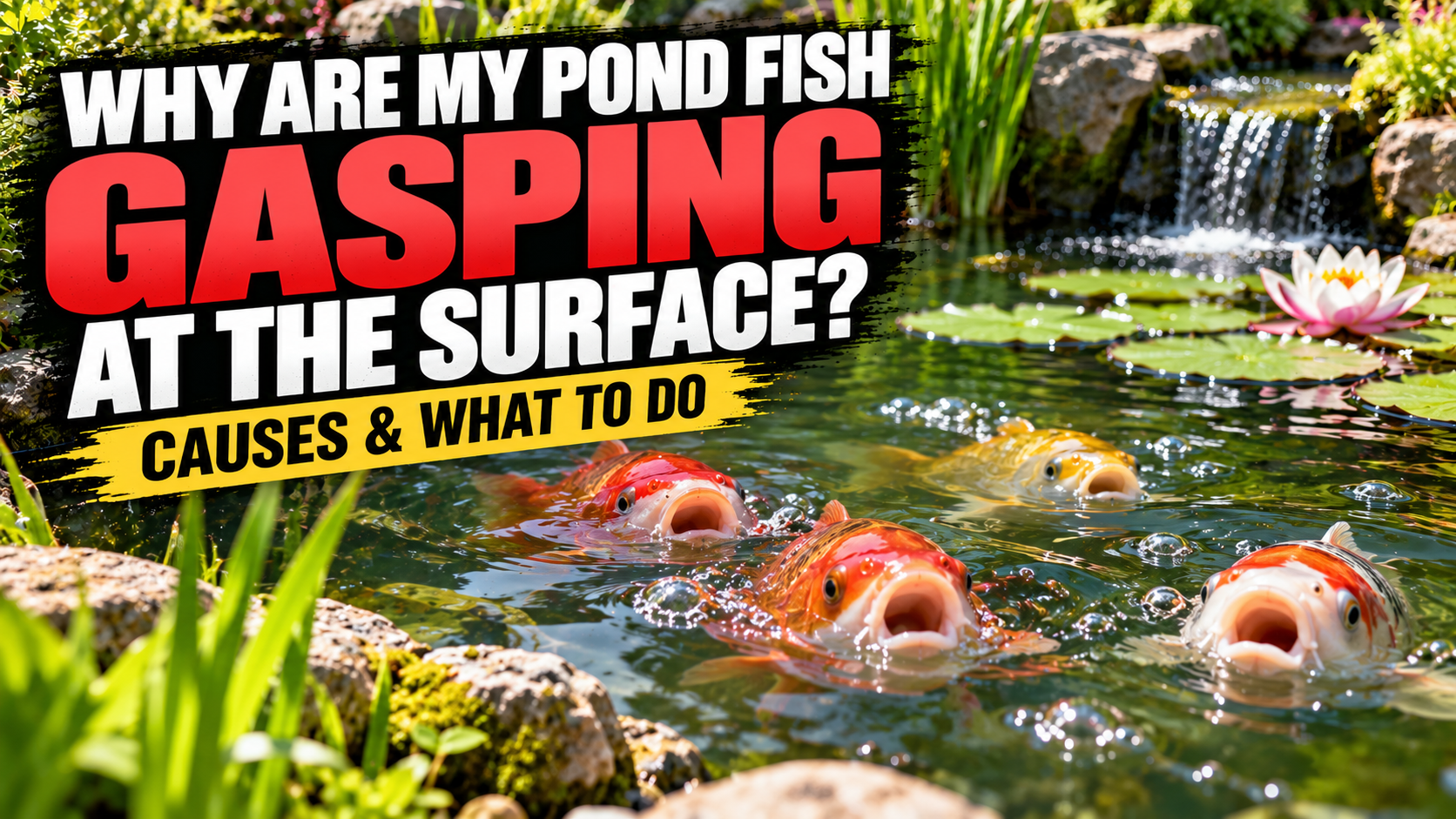 Why Are My Pond Fish Gasping at the Surface